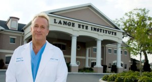 Dr. Michael Lange in front of The Lange Eye Institute.