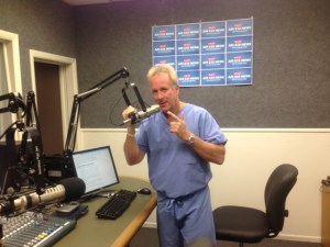 Michael Lange OD, Talk show host. 